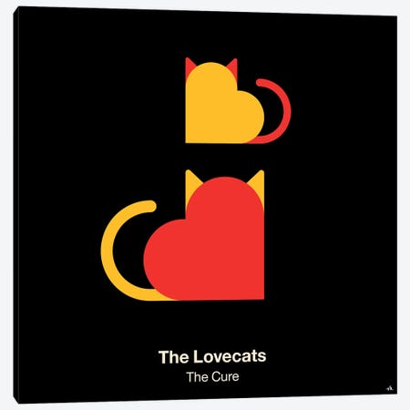 The Lovecats Canvas Print #VHE96} by Viktor Hertz Art Print