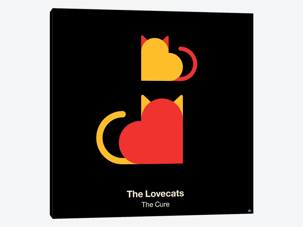 The Lovecats 1-piece Canvas Art Print