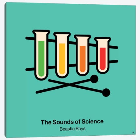 The Sounds Of Science Canvas Print #VHE98} by Viktor Hertz Canvas Art