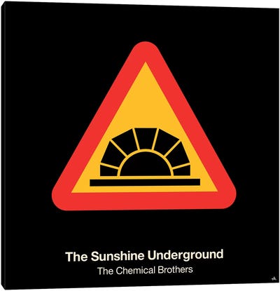 The Sunshine Underground Canvas Art Print - Song Lyrics Art