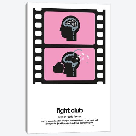 Fight Club Canvas Print #VHE9} by Viktor Hertz Canvas Art Print