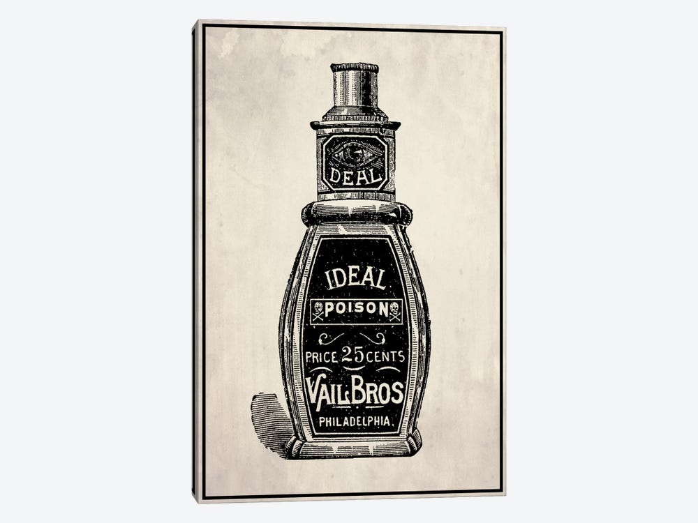 Poison Bottle by 5by5collective 1-piece Canvas Wall Art