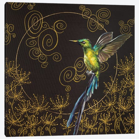 Hummingbird Flight Canvas Print #VHM10} by Alona Vakhmistrova Canvas Art