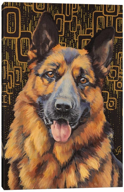 German Shepherd Canvas Art Print - German Shepherd Art