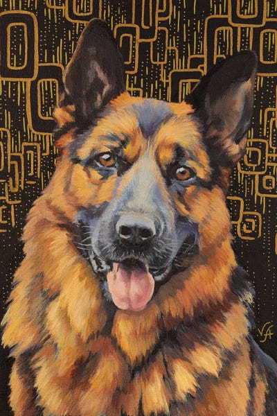 German Shepherds: German Shepherd by Alona Vakhmistrova