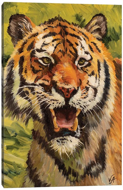 Tiger Canvas Art Print - Alona Vakhmistrova