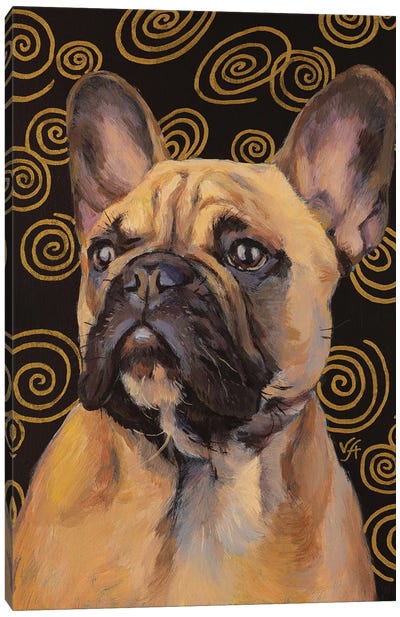 French Bulldog Canvas Art Print - Alona Vakhmistrova