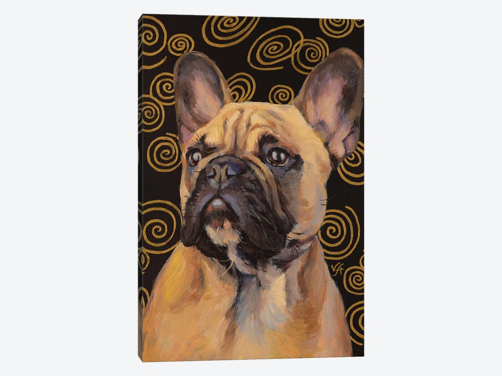 French Bulldog by Alona Vakhmistrova 1-piece Canvas Art