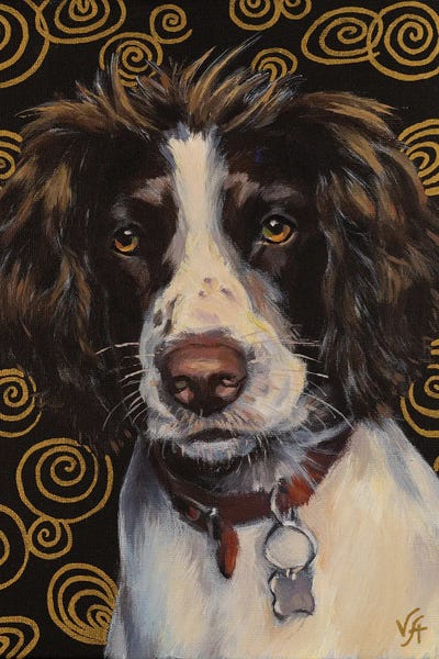 English Springer Spaniels: English Springer Spaniel by Alona Vakhmistrova
