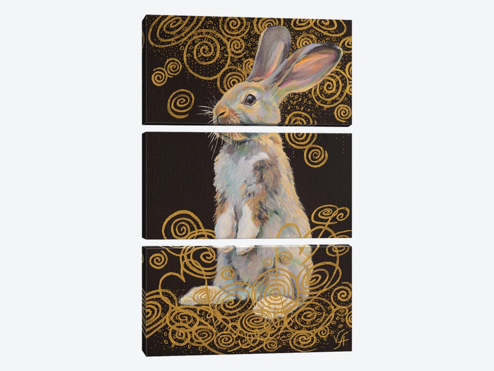 Standing Rabbit by Alona Vakhmistrova 3-piece Art Print