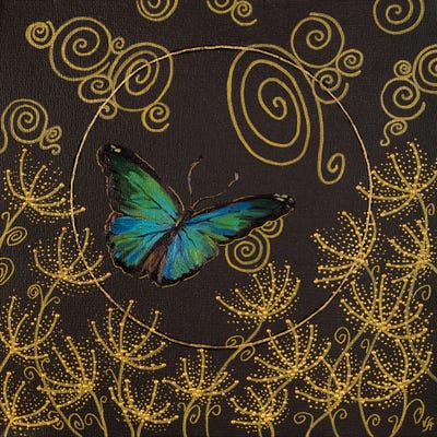 Blue Butterflies by Alona Vakhmistrova canvas print