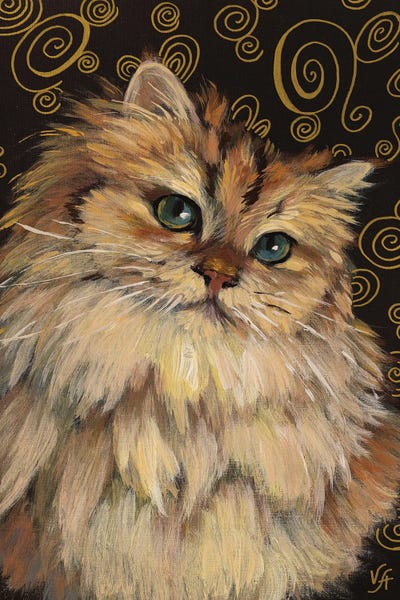 Smoothie Cat by Alona Vakhmistrova multi panel art