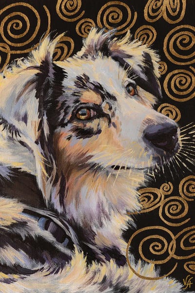 Australian Shepherds: Australian Shepherd II by Alona Vakhmistrova