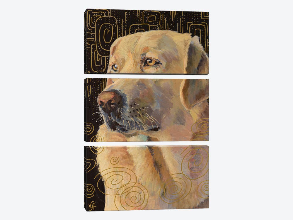 Labrador Retriever by Alona Vakhmistrova 3-piece Canvas Art