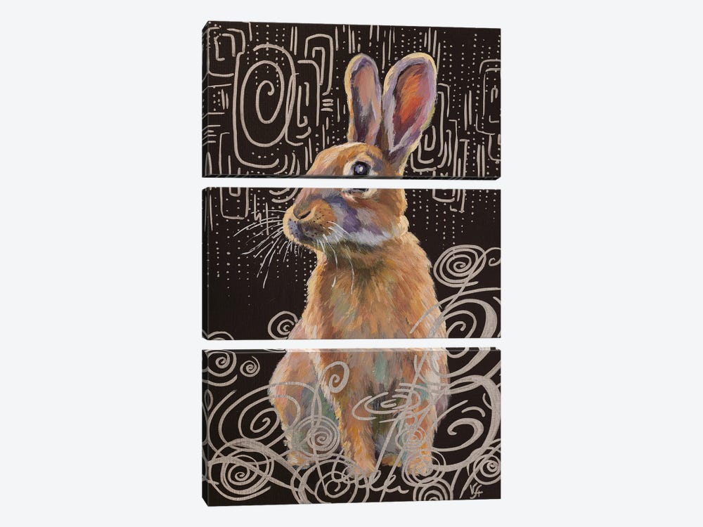 Rabbit by Alona Vakhmistrova 3-piece Canvas Artwork