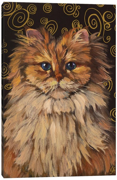 Smoothie Cat II Canvas Art Print - Alona Vakhmistrova