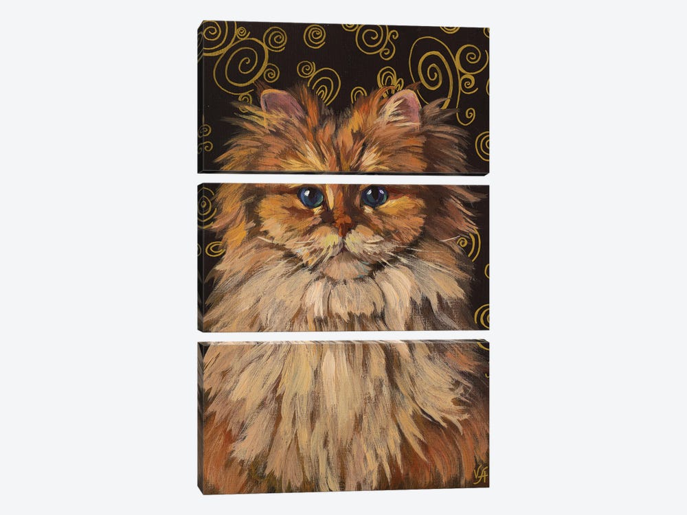 Smoothie Cat II by Alona Vakhmistrova 3-piece Canvas Art Print
