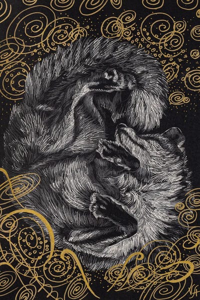 Sleeping & Napping: Sweet Dream Fox II by Alona Vakhmistrova