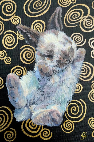 Sleeping & Napping: Sweet Dream Rabbit by Alona Vakhmistrova