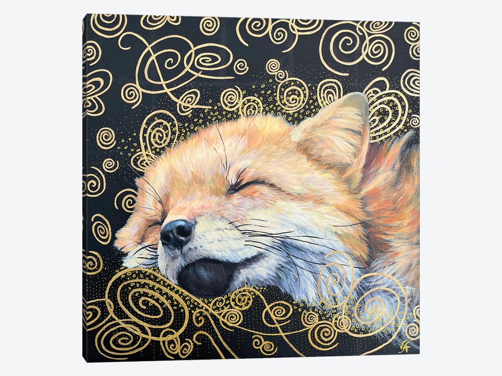 Sweet Dream Fox III by Alona Vakhmistrova 1-piece Canvas Artwork