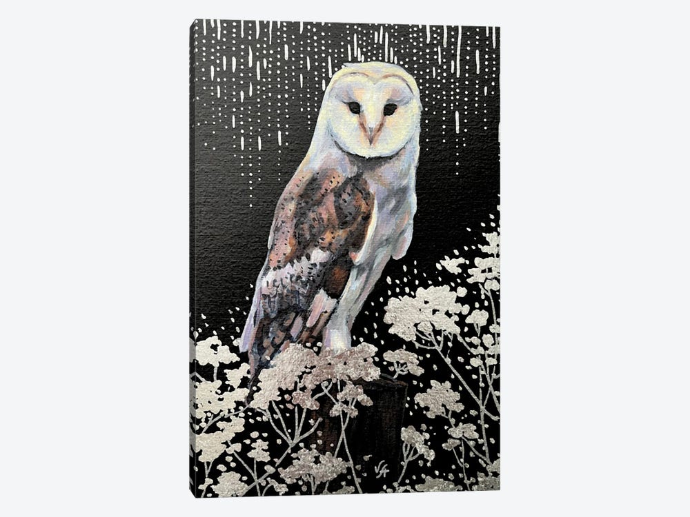 Barn Owl by Alona Vakhmistrova 1-piece Canvas Wall Art