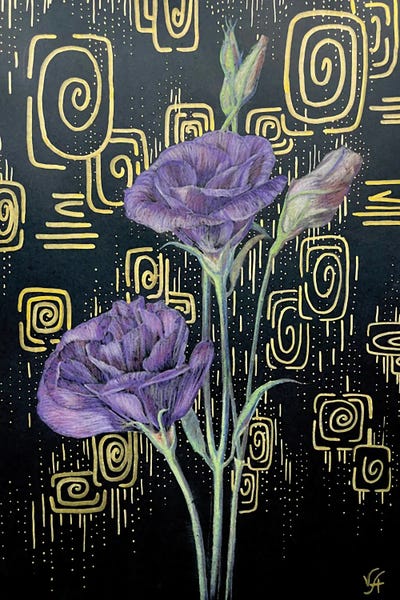 Eustoma by Alona Vakhmistrova canvas print