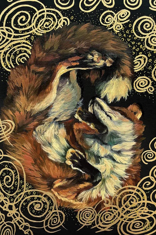 Sweet Dream Fox by Alona Vakhmistrova wall art