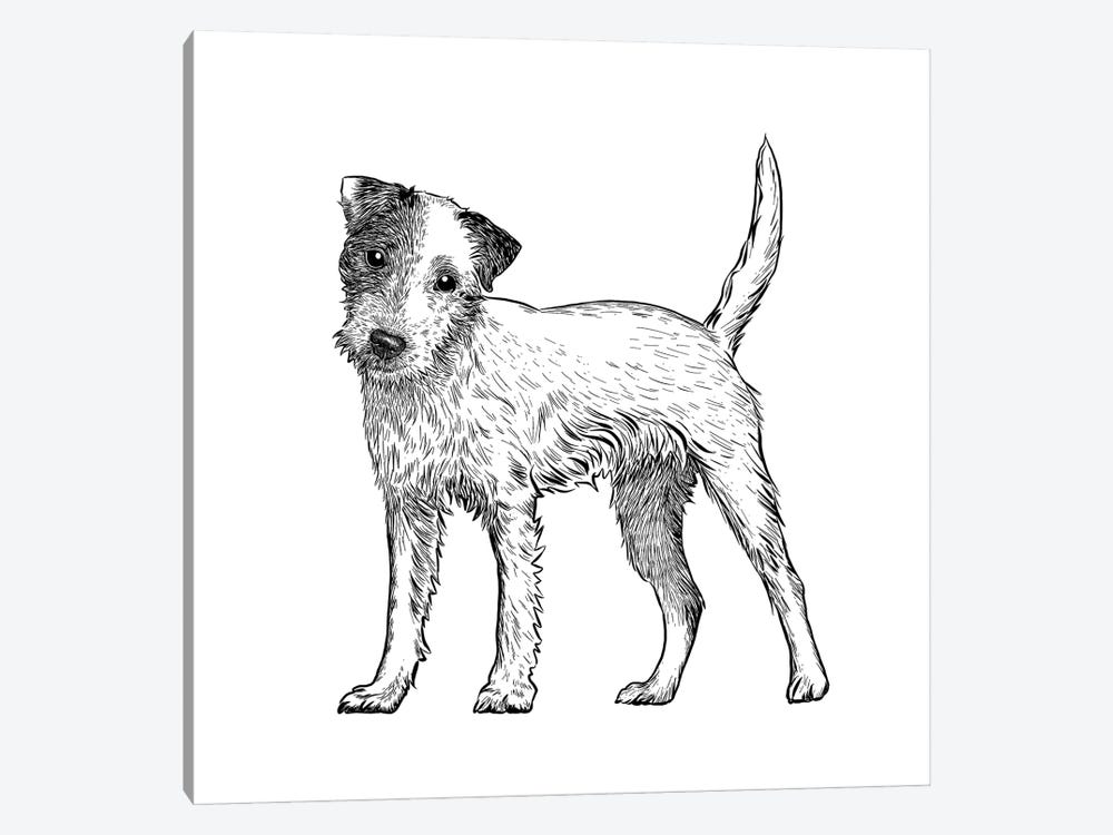 Jack Russell by Vicki Hunt 1-piece Canvas Artwork