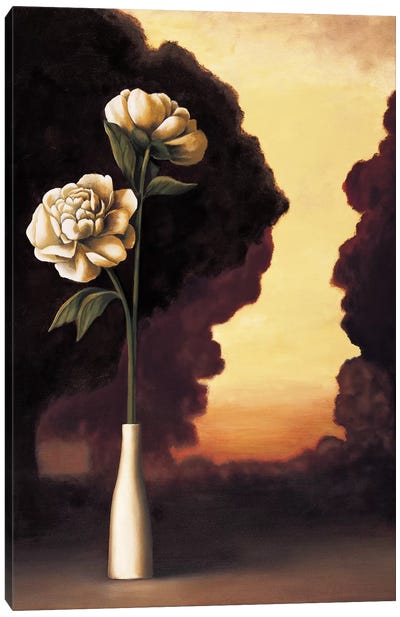 Floral Sunrise I Canvas Art Print