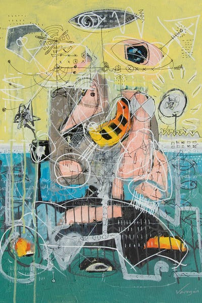 Neo-expressionism: Unsaid by Varoujan Hovakimyan