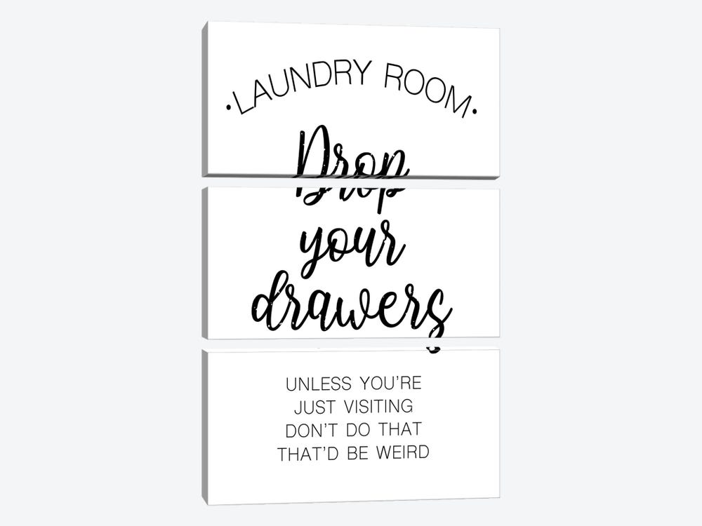 Laundry Words IV by Victoria Brown 3-piece Art Print
