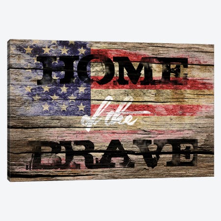 Home Of The Brave Canvas Print #VIB1} by Victoria Brown Canvas Print