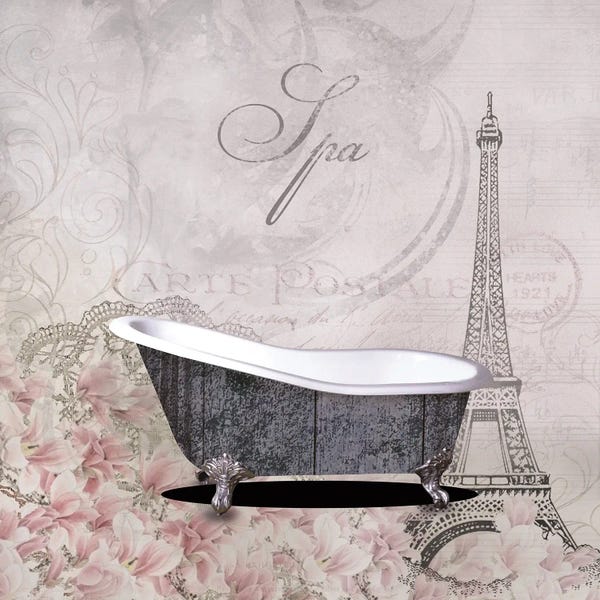 Calm: Floral Bath I by Victoria Brown