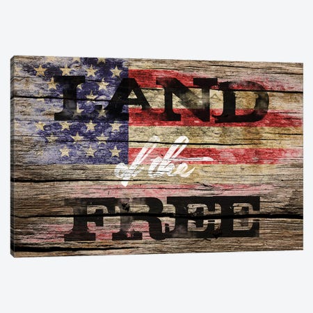 Land Of The Free Canvas Print #VIB2} by Victoria Brown Art Print