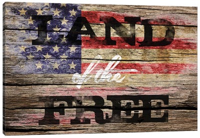 Land Of The Free Canvas Art Print