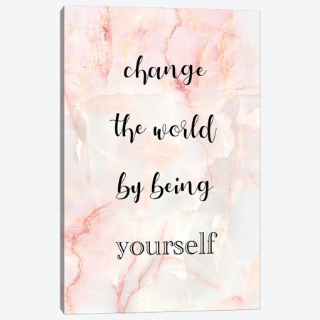 Change The World Canvas Print #VIB31} by Victoria Brown Canvas Wall Art