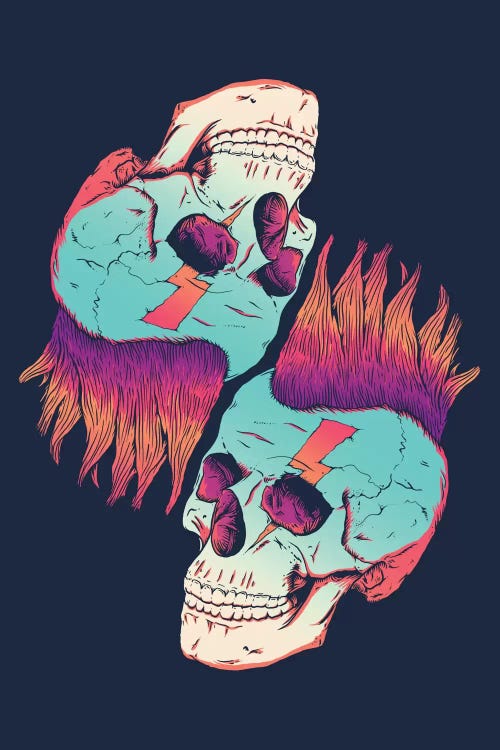 Skull Redux by Victor Vercesi wall art