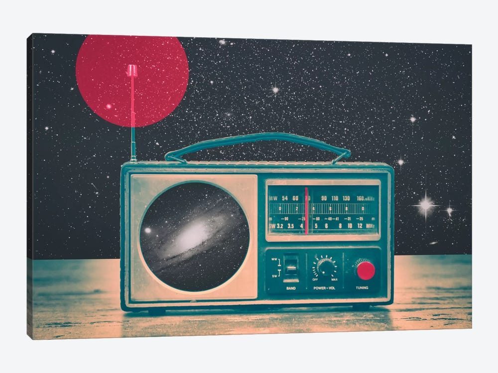 Space Radio by Victor Vercesi 1-piece Canvas Art Print