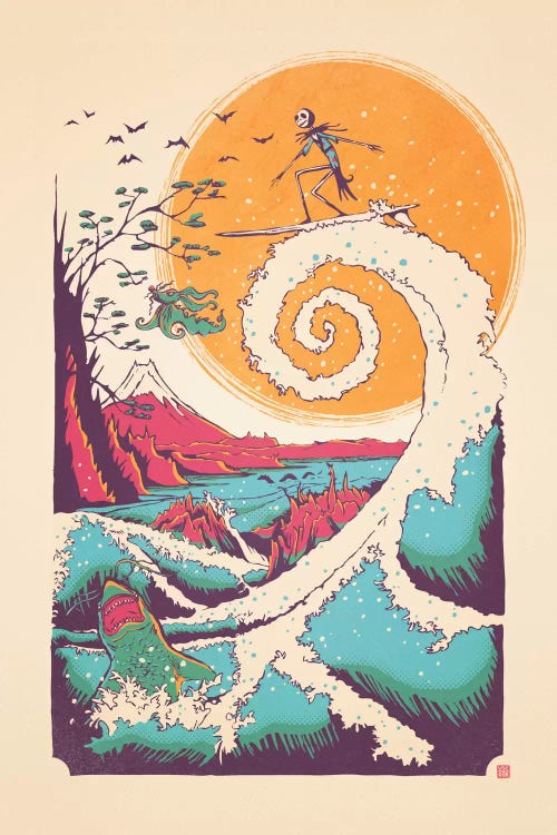 Surf Before Christmas by Victor Vercesi wall art