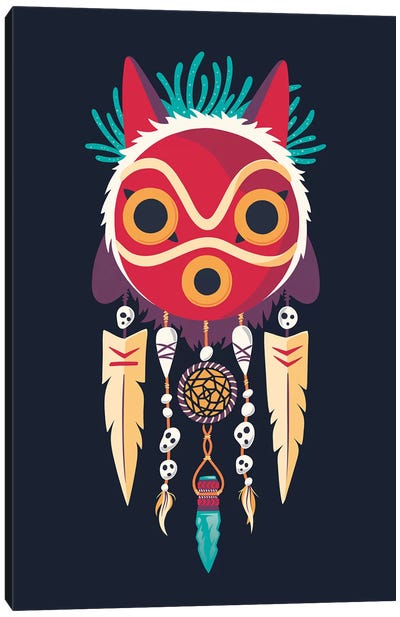 Spirit Catcher Canvas Art Print - Native American Décor