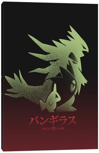 Mega Tyrant Canvas Art Print - Pokémon