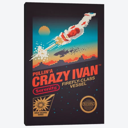 Crazy Ivan Canvas Print #VIC4} by Victor Vercesi Art Print