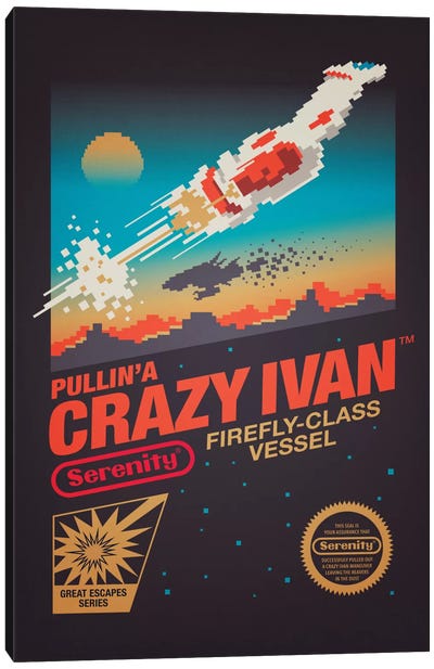 Crazy Ivan Canvas Art Print - Firefly