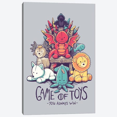 Game Of Toys Canvas Print #VIC6} by Victor Vercesi Art Print