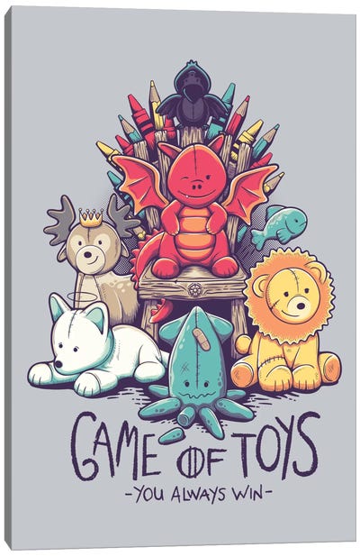 Game Of Toys Canvas Art Print - Kids TV & Movie Art