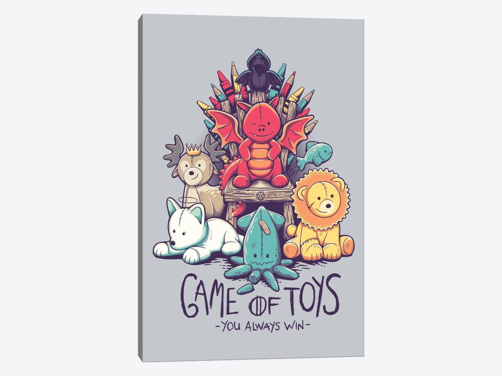 Game Of Toys by Victor Vercesi 1-piece Canvas Artwork