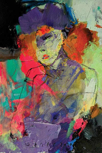 Unknown Lady by Viktor Sheleg canvas print