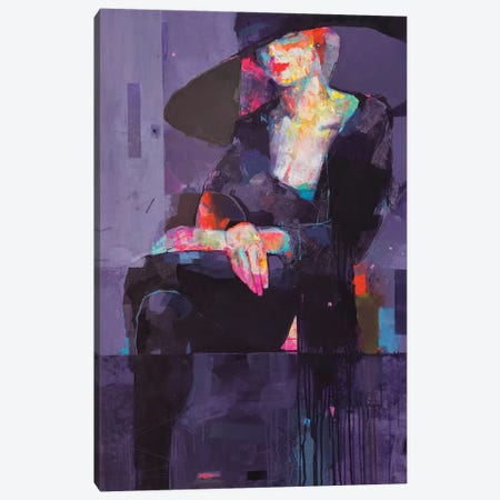 Mirage Purple Canvas Print #VIK59} by Viktor Sheleg Art Print