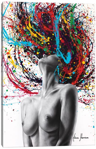 New Release Of Expression Canvas Art Print - Hyper-Realistic & Detailed Drawings