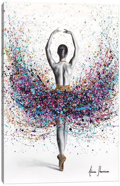 Dazzling Diamond Dancer Canvas Art Print - Ballet Art
